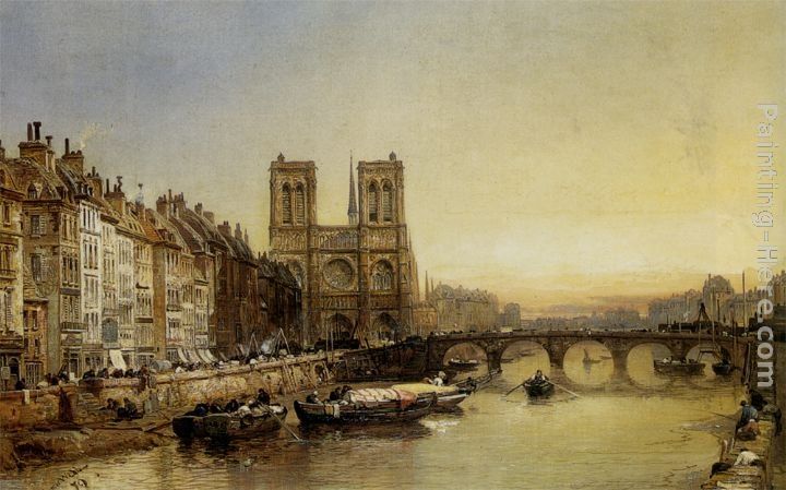 James Webb Notre Dame from the River Seine